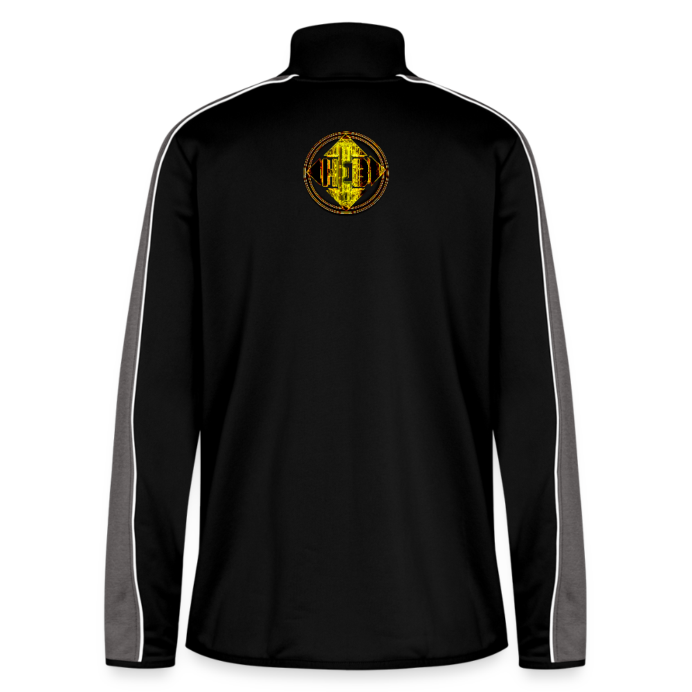 Hebrew World 02-01 Designer Under Armour Ladies Command Quarter Zip 2.0 Sweatshirt (3 colors) - black/white