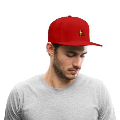 Outspoken Designs 04-01 "All Lives Matter" Designer Yupoong Snapback Baseball Cap (4 colors) - red
