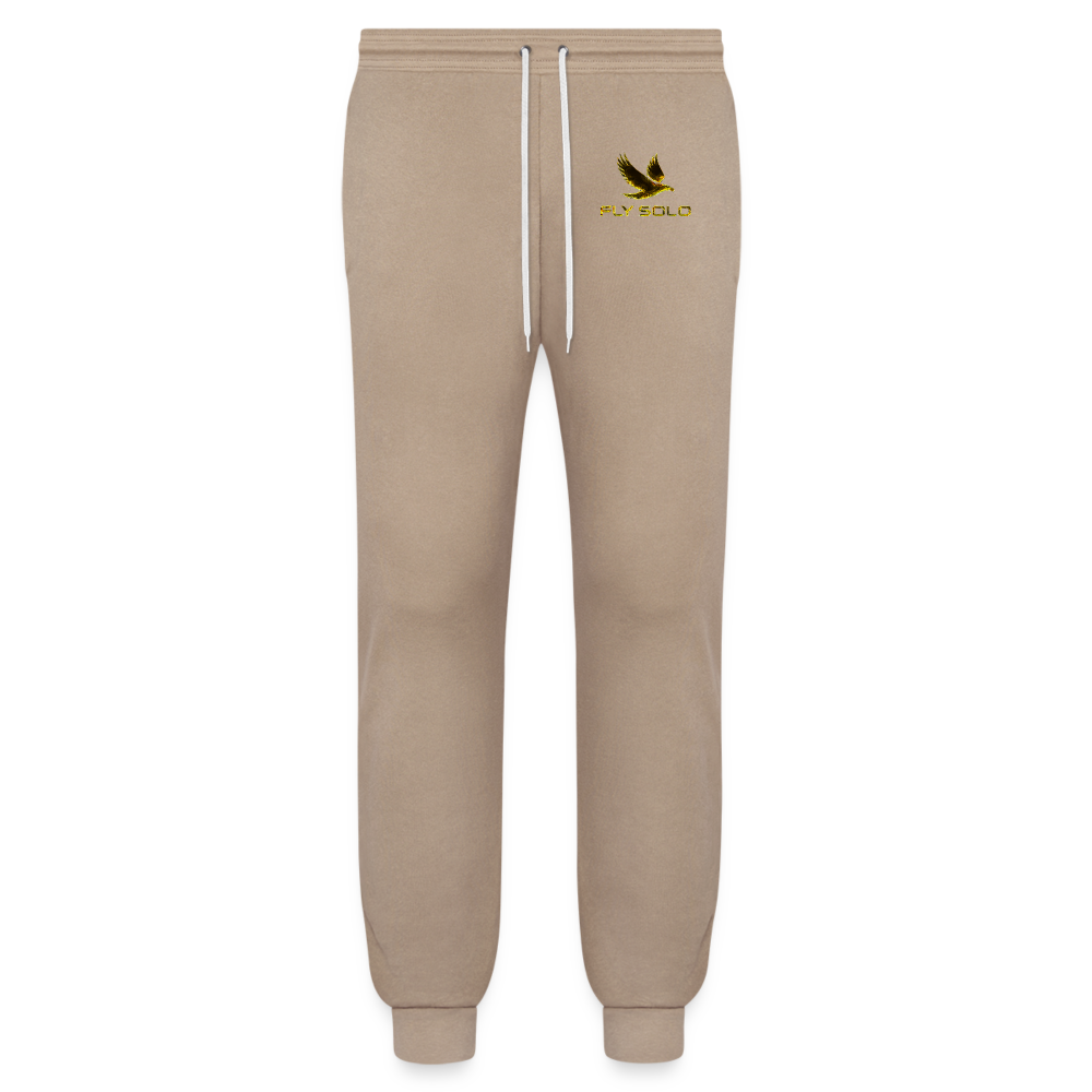 Outspoken Designs 03-01 "Fly Solo" Designer Bella + Canvas Unisex Joggers - tan