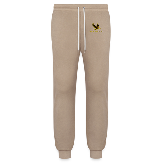 Outspoken Designs 03-01 "Fly Solo" Designer Bella + Canvas Unisex Joggers - tan