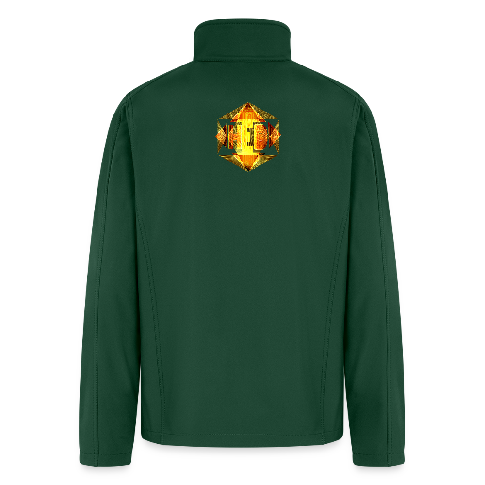 Hebrew World 01-01 Designer Port Authority Men’s Soft Shell Zip Sweatshirt (3 colors) - forest green