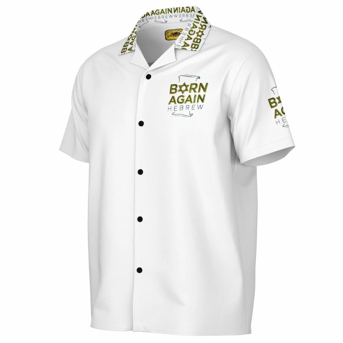 Born Again Hebrew 01-01 Designer Spread Collar Shirt