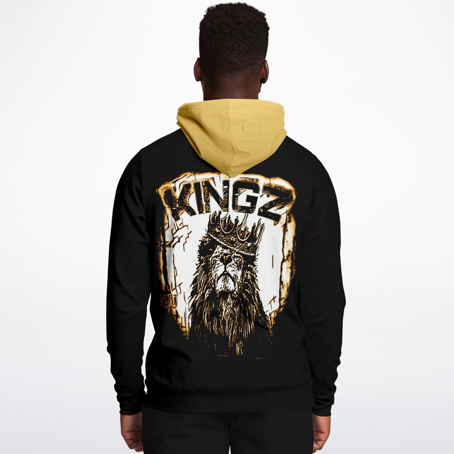 KINGZ 01-01 Men's Designer Athletic Pullover Hoodie