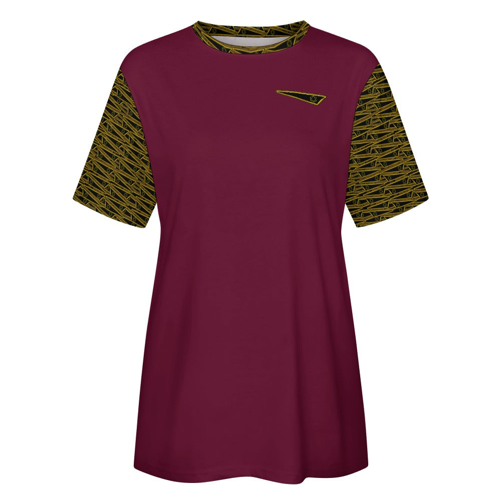 Flag of David, The Ladies Designer Cotton T-shirt (7 colors)