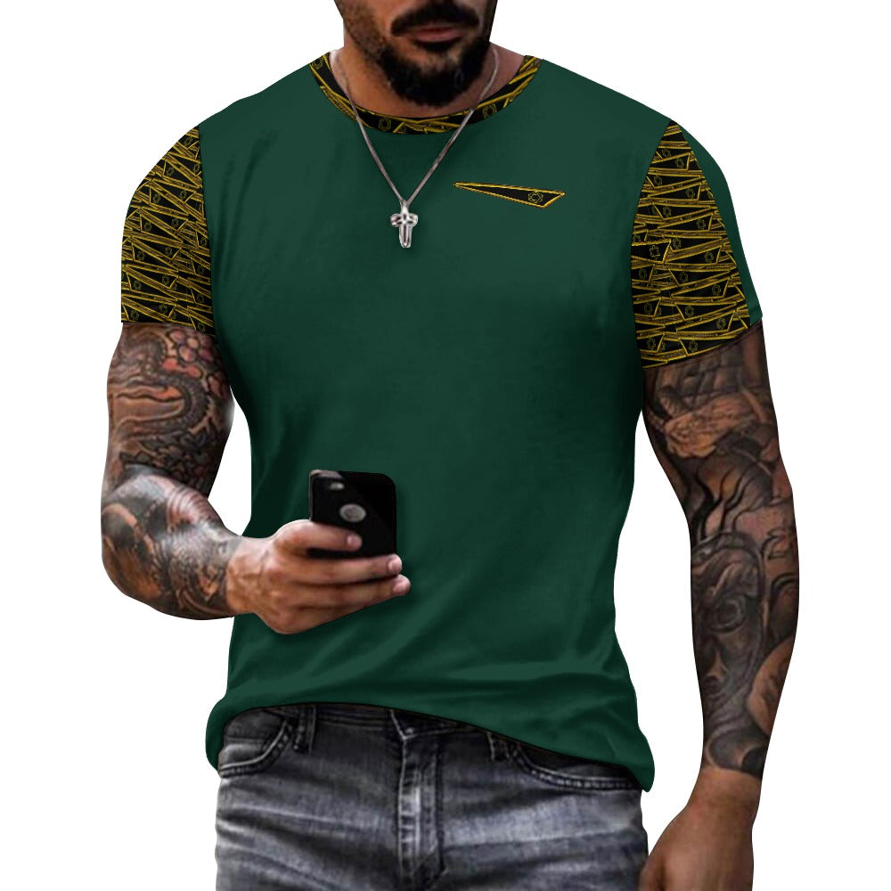 Flag of David, The Men's Designer Cotton T-shirt (7 colors)