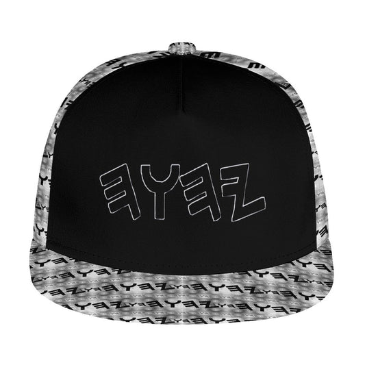 Most High God - Yahuah 01-01 Black Designer Flat Brim Baseball Cap