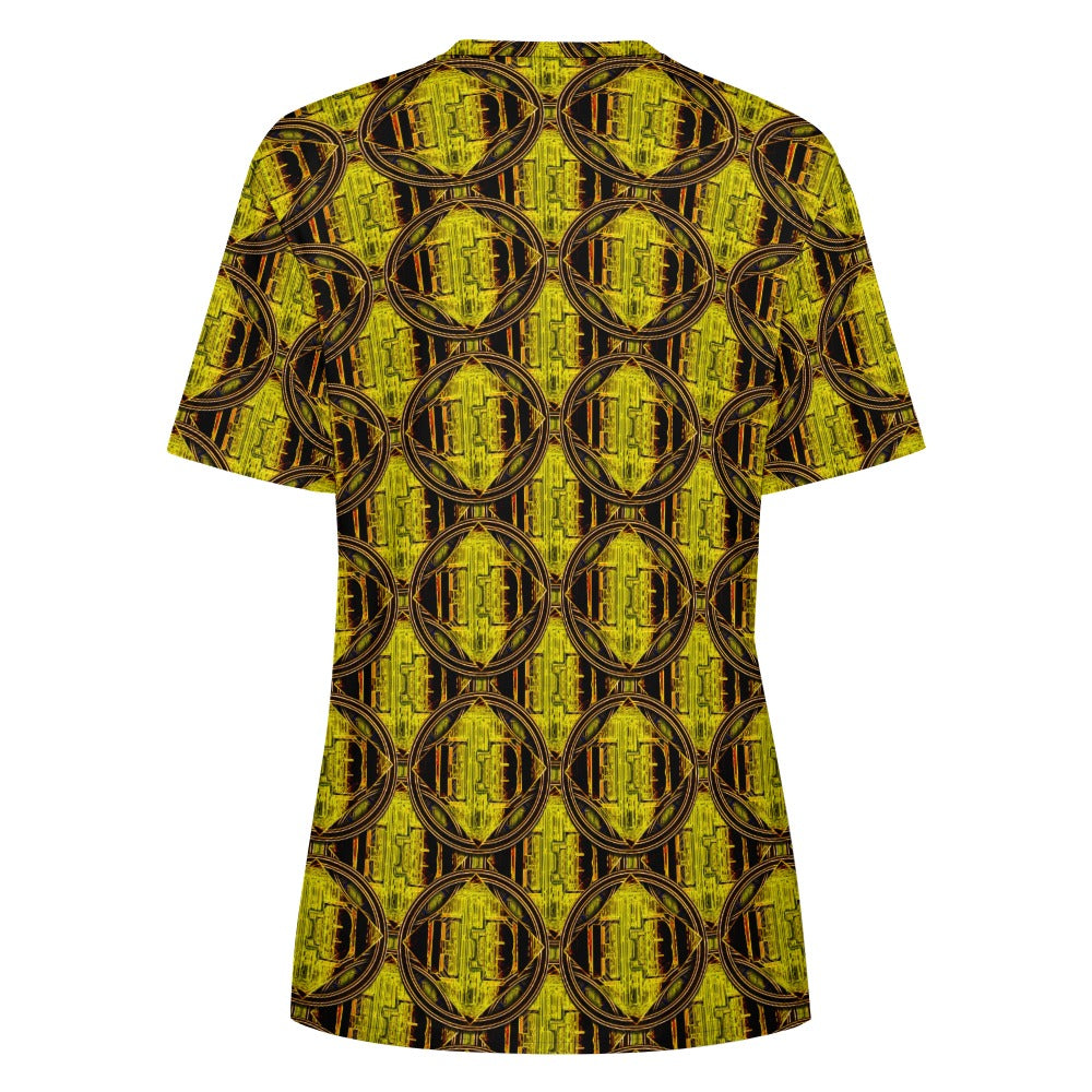 Hebrew World 02-01 Ladies Designer Cotton T-shirt (5 colors)