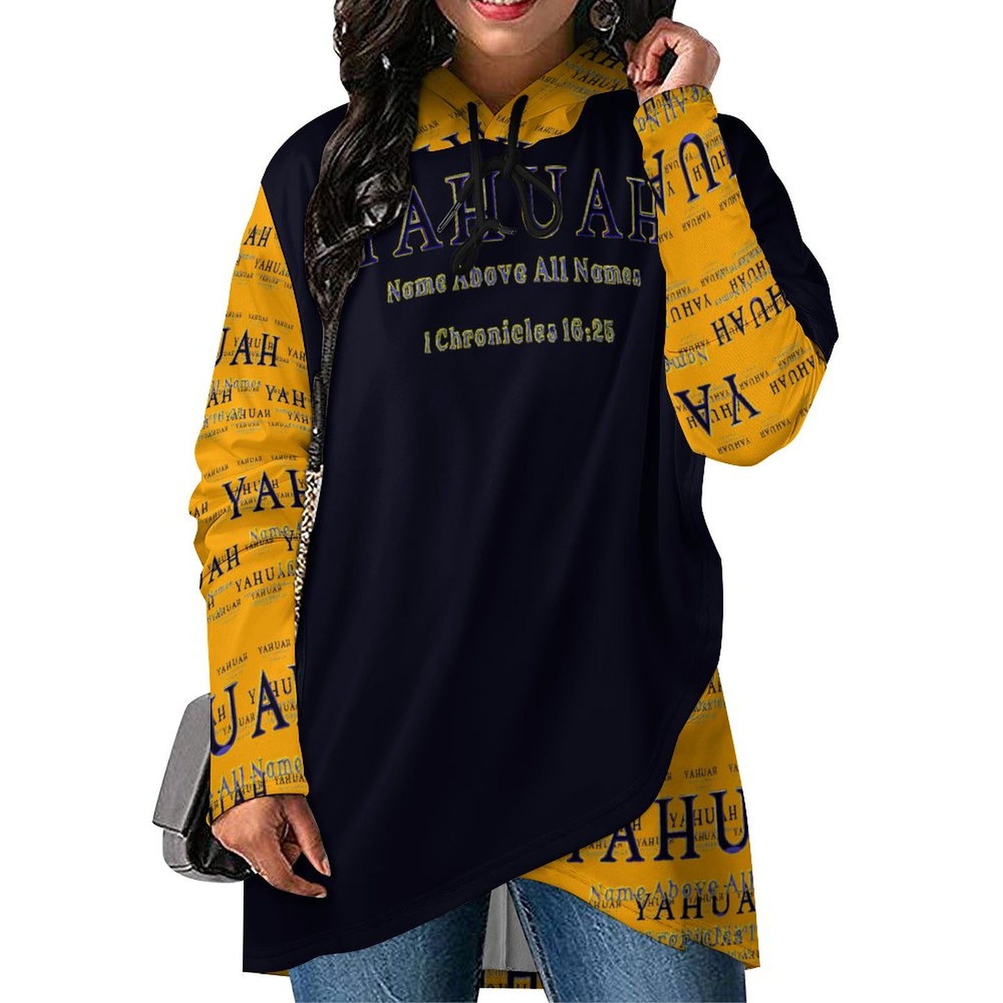 Yahuah-Name Above All Names 02-01 Designer Poncho Hoodie