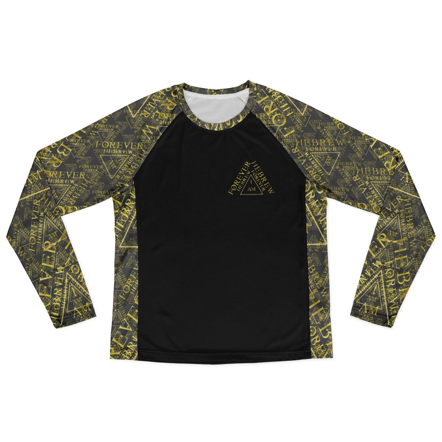 I AM HEBREW 03-01 Ladies Designer Long Sleeve Raglan T-shirt