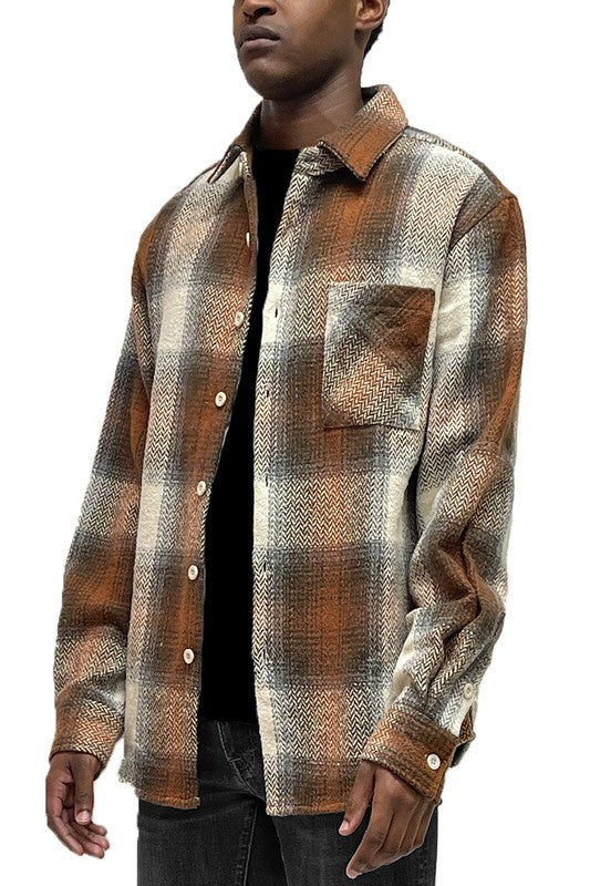 Men's Flannel Shacket (4 colors)