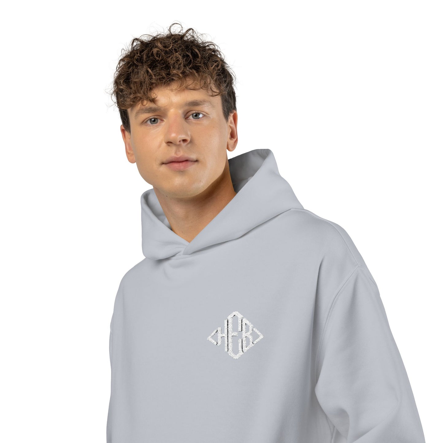 Hebrews 01-02 Designer AS Colour Embroidered Relaxed Unisex Hoodie (9 colors)