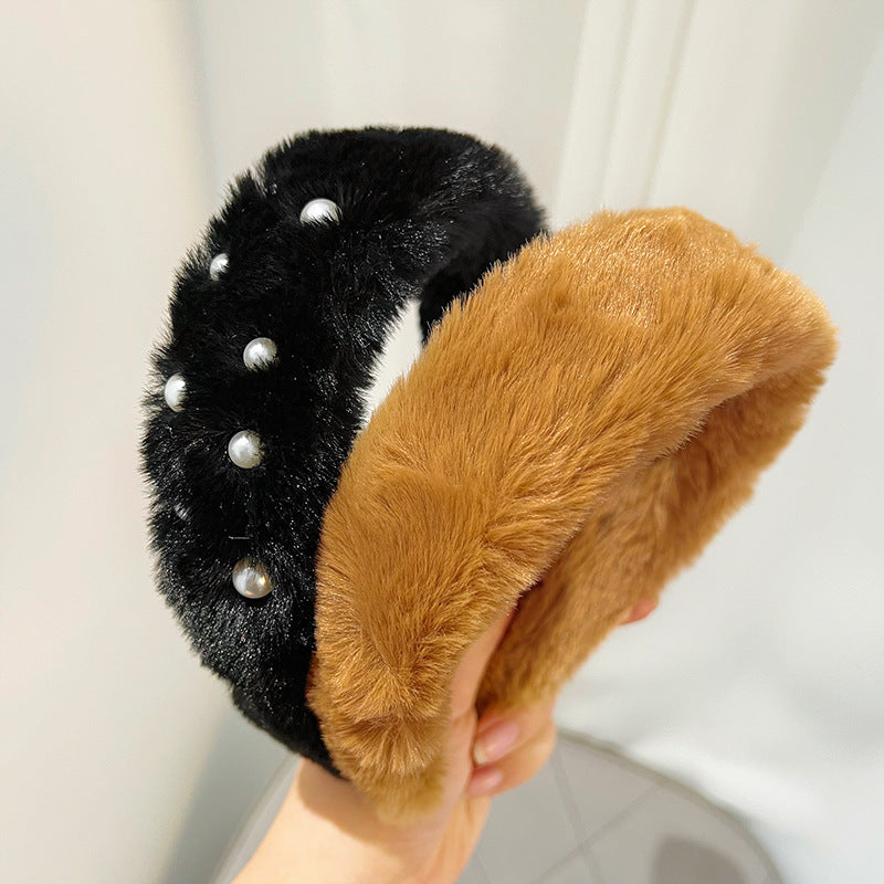 Plush Solid Color Mink Headband (10 colors)