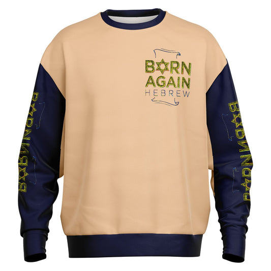 Born Again Hebrew 01-01 Designer Heavyweight Oversized Unisex Sweatshirt