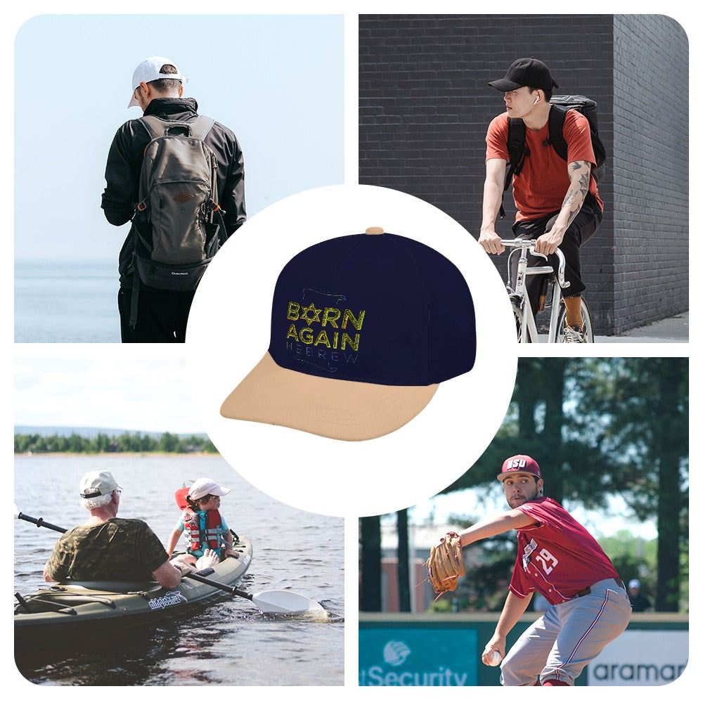 Born Again Hebrew 01-01 Designer Baseball Cap (4 styles)