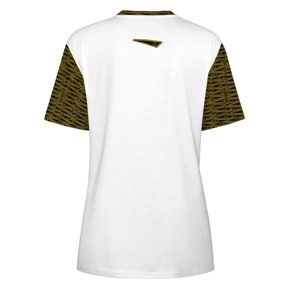 Flag of David, The Ladies Designer Cotton T-shirt (7 colors)