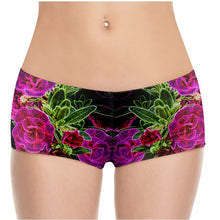 Load image into Gallery viewer, Floral Embosses: Roses 02-01 Designer Hot Pants