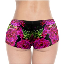 Cargar imagen en el visor de la galería, Floral Embosses: Roses 02-01 Designer Hot Pants