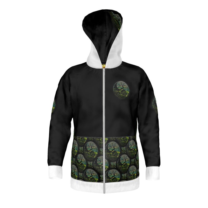 Tree of Life - As above, so below by KTJ Designer Unisex Full Zip Hoodie