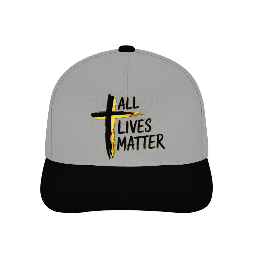 Outspoken Designs 04-01 "All Lives Matter" Designer Curved Brim Baseball Cap (7 colors)