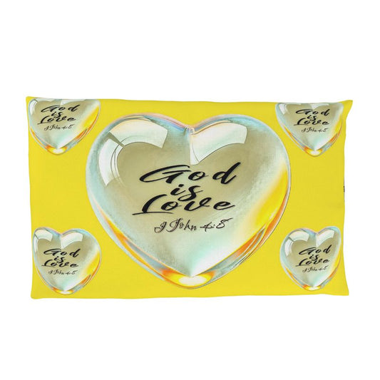 Illustrated Truth 01-01 "God is Love" Designer Pillow Case