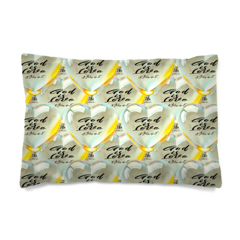 Illustrated Truth 01-01 "God is Love" Designer Bed Sheet