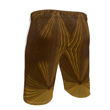 Cargar imagen en el visor de la galería, Yahusha-The Lion of Judah 01 Voltage Men&#39;s Designer Sweat Shorts (Knee High)