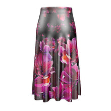 Cargar imagen en el visor de la galería, TRP Floral Print 02 Designer A-line Pleated Midi Skirt