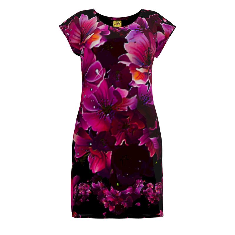 TRP Floral Print 02 Designer Tunic T-shirt Dress