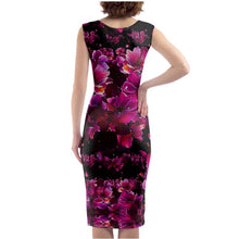 Load image into Gallery viewer, TRP Floral Print 02 Designer Scoop Neck Tank Bodycon Midi Dress