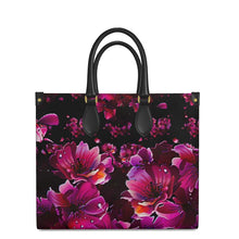 Cargar imagen en el visor de la galería, TRP Floral Print 02 Designer Bonchurch Leather Shopper Bag (small/large)