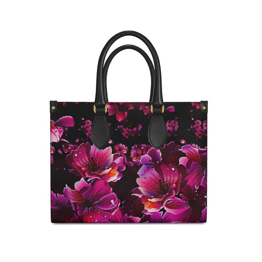 TRP Floral Print 02 Designer Bonchurch Leather Shopper Bag