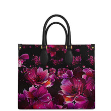 Cargar imagen en el visor de la galería, TRP Floral Print 02 Designer Bonchurch Leather Shopper Bag (small/large)