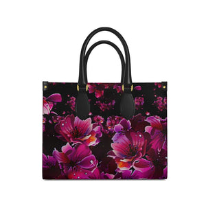 TRP Floral Print 02 Designer Bonchurch Leather Shopper Bag (small/large)