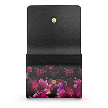 Load image into Gallery viewer, TRP Floral Print 02 Designer Small Leather Foldover Wallet