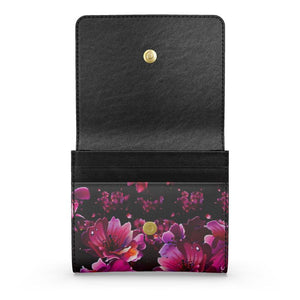 TRP Floral Print 02 Designer Small Leather Foldover Wallet