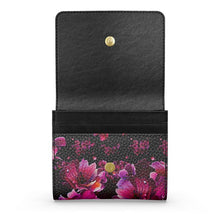 Load image into Gallery viewer, TRP Floral Print 02 Designer Small Leather Foldover Wallet