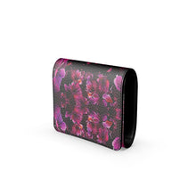 Load image into Gallery viewer, TRP Floral Print 02 Designer Small Leather Foldover Wallet