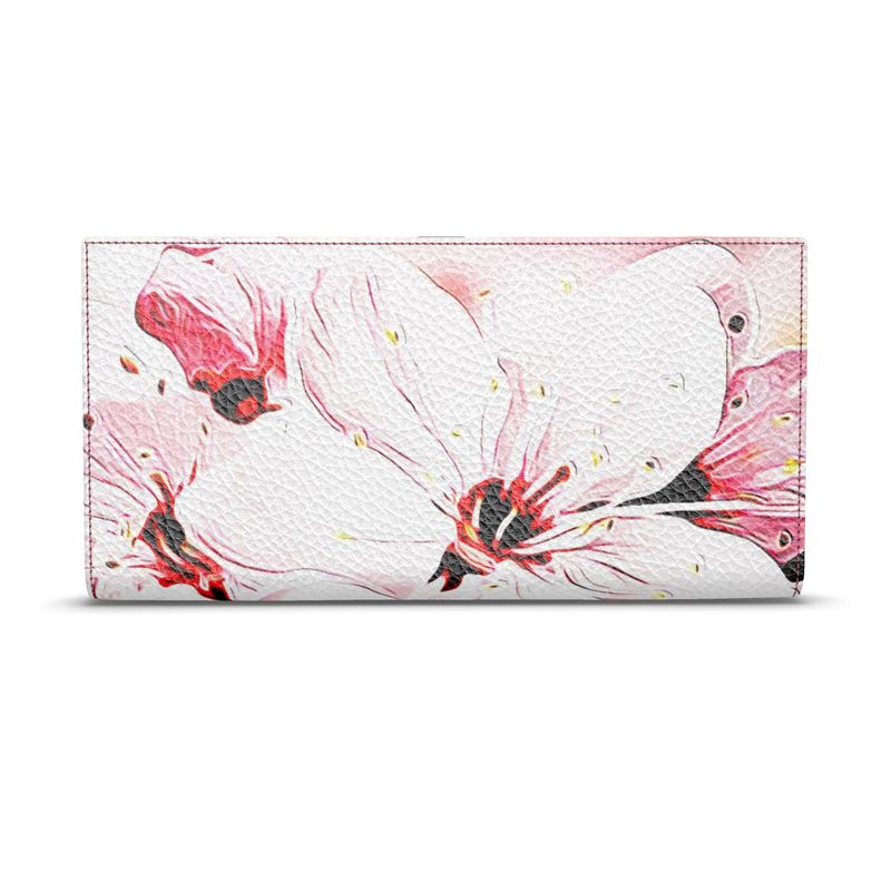 Floral Embosses: Pictorial Cherry Blossoms 01-02 Designer Travel Wallet