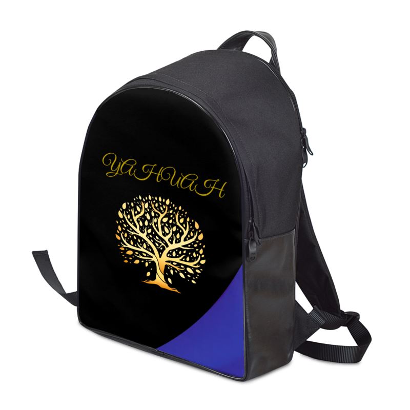 Yahuah-Tree of Life 01 Royal Designer Bedford Backpack