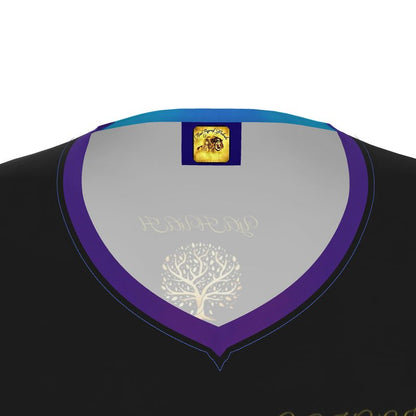 Yahuah: Tree of Life (01-02) - Royal Raiment | Women's V-neck Long Sleeve Jersey Tee