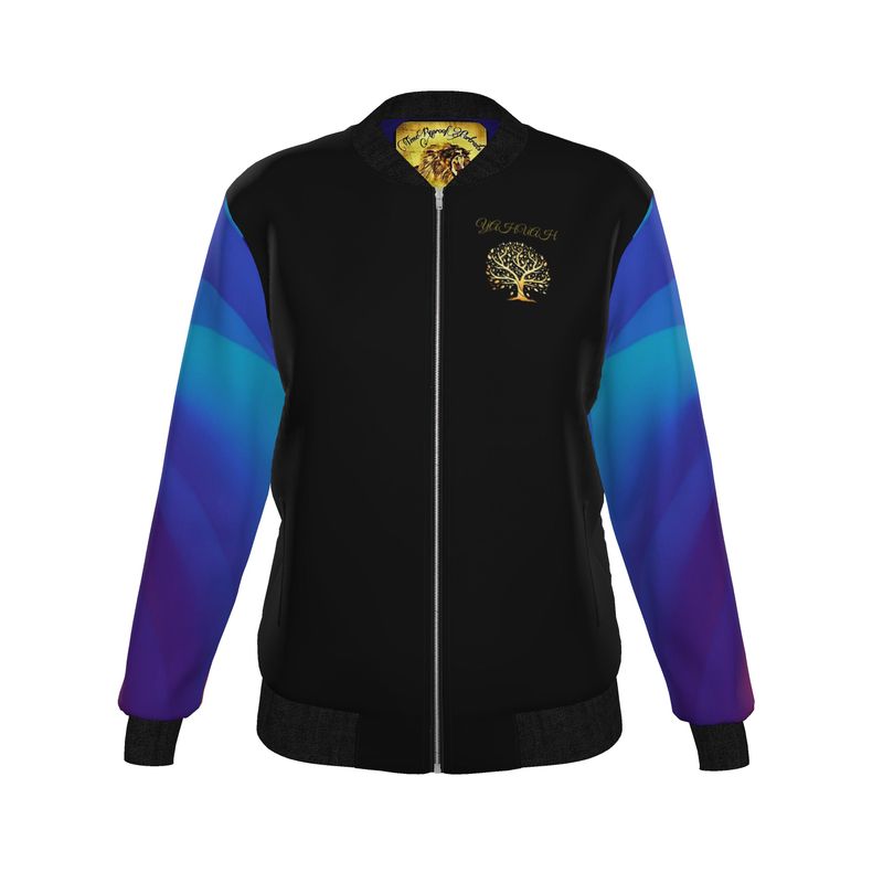 Yahuah-Tree of Life 01 Royal Ladies Designer Bomber Jacket
