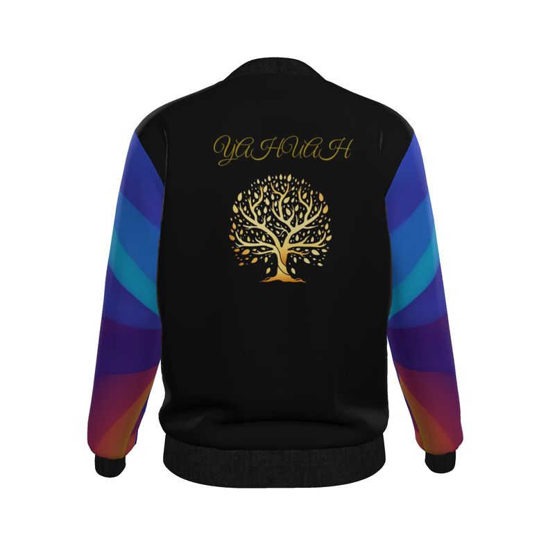 Yahuah-Tree of Life 01 Royal Ladies Designer Bomber Jacket