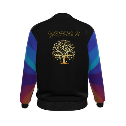 Yahuah: Tree of Life (01-02) - Royal Raiment | Women's Softshell Bomber Jacket with Satin Lining