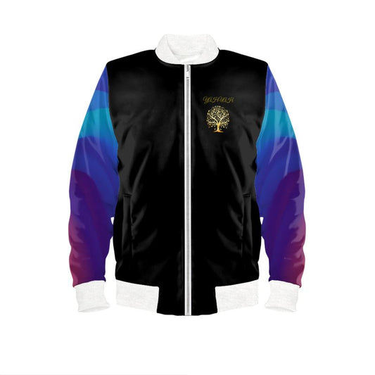 Yahuah-Tree of Life 01 Royal Ladies Designer Bomber Jacket