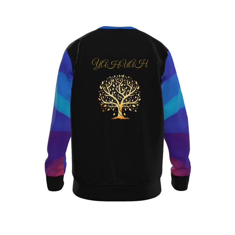 Yahuah-Tree of Life 01 Royal Designer Unisex Sweatshirt