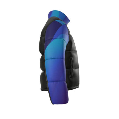 Yahuah: Tree of Life (01-02) - Royal Raiment | Men's Stand Collar Puffer Jacket