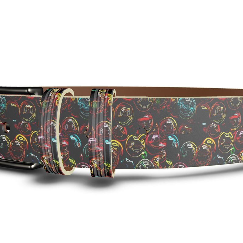 Outspoken Designs 01 "Lighten Up" Designer Unisex Leather Belt