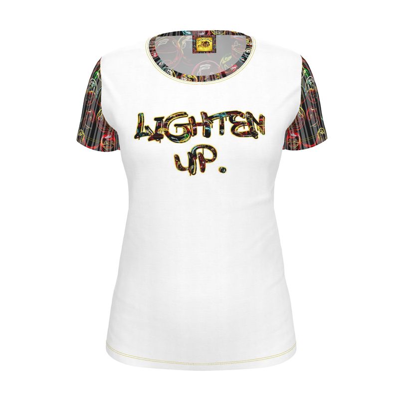 Outspoken Designs 01 "Lighten Up" Ladies Designer Jersey T-shirt