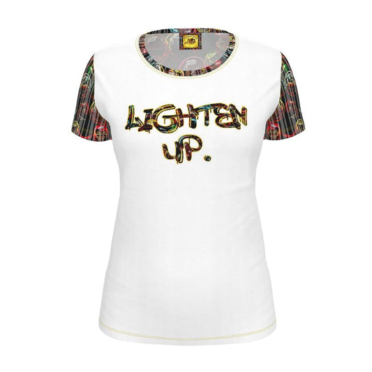 Outspoken Designs 01 "Lighten Up" Ladies Designer Jersey T-shirt