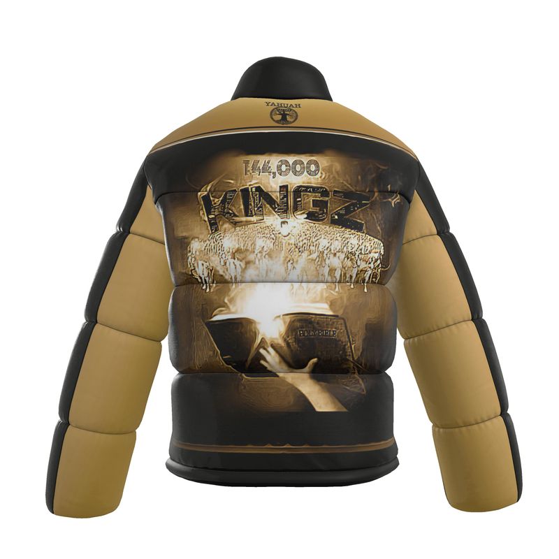 144,000 KINGZ 01-02 Men's Designer Stand Collar Puffer Jacket